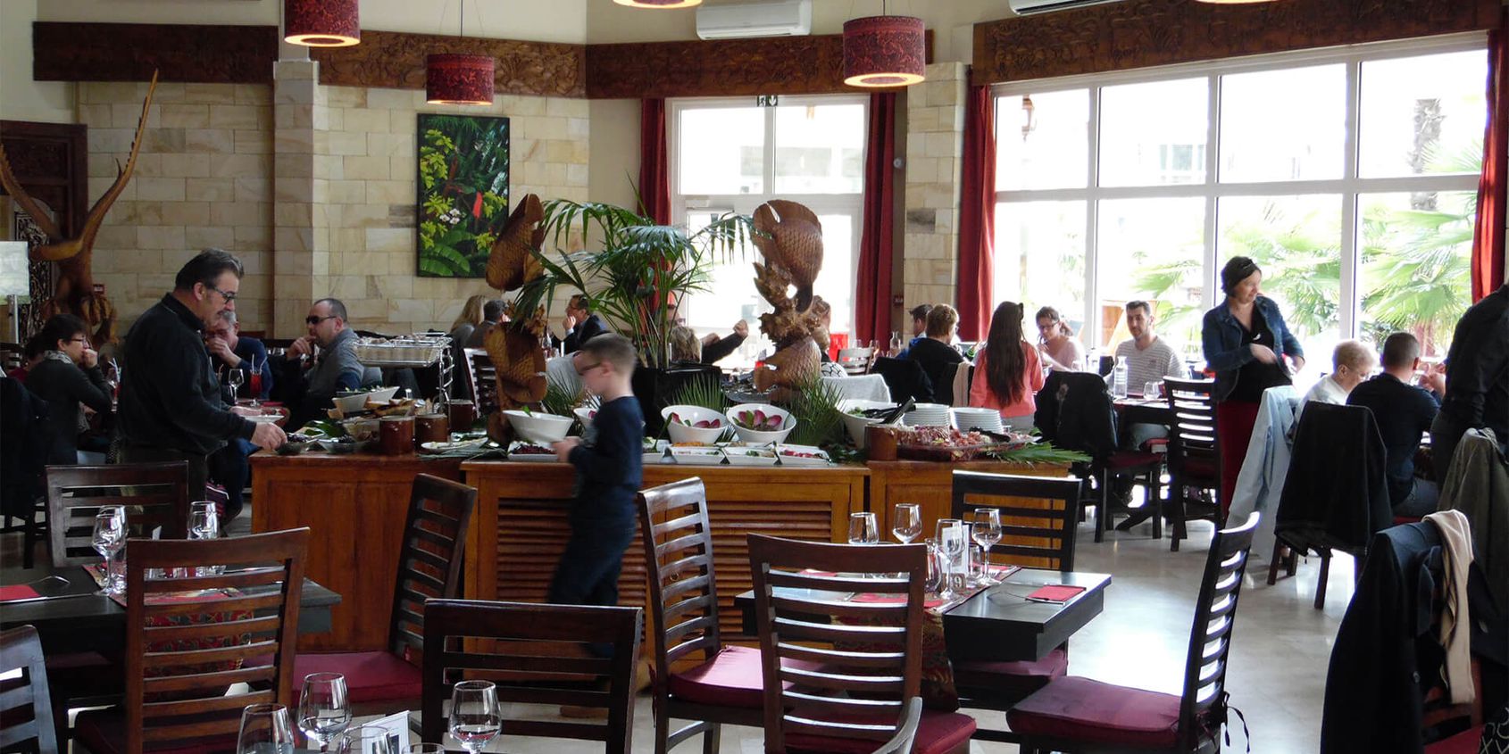 Restaurant Le Tegallalang - manger à Beauval - Les hôtels de Beauval