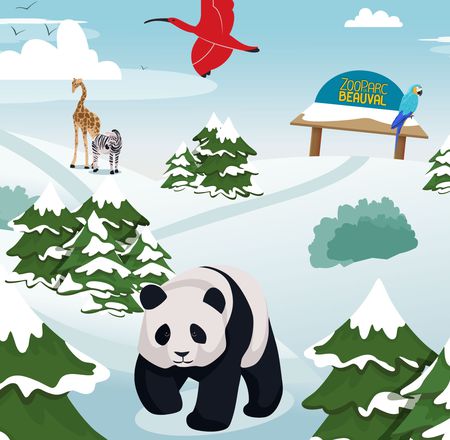 Jeu calendrier de l'Avent - Noël à Beauval - ZooParc de Beauval